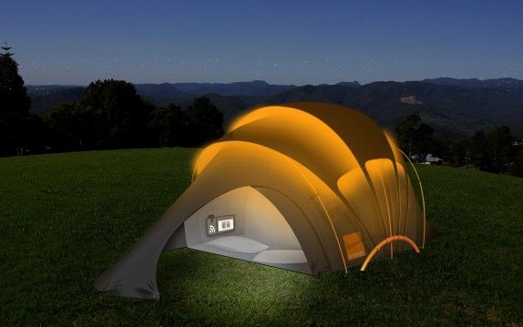Camping Moderno Noturno