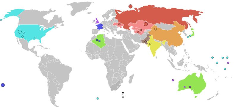Ficheiro:Nuclear use locations world map.PNG